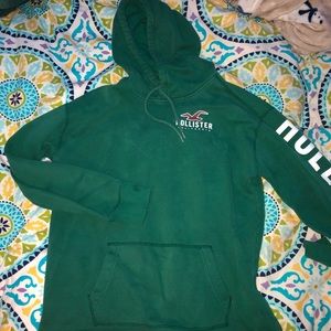 Green Hollister hoodie
